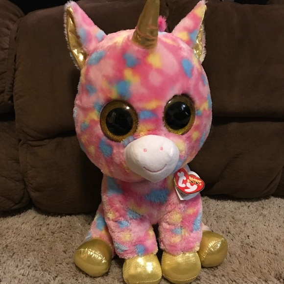 Bundle of Ty Beanie Boos Jumbo Fantasia Slick VGC - Picture 2 of 10